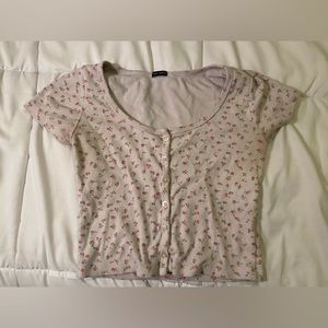 brandy melville crop tee